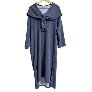 NAP Cozy Hooded Scarf Dress Loungewear Oversized XS - XL